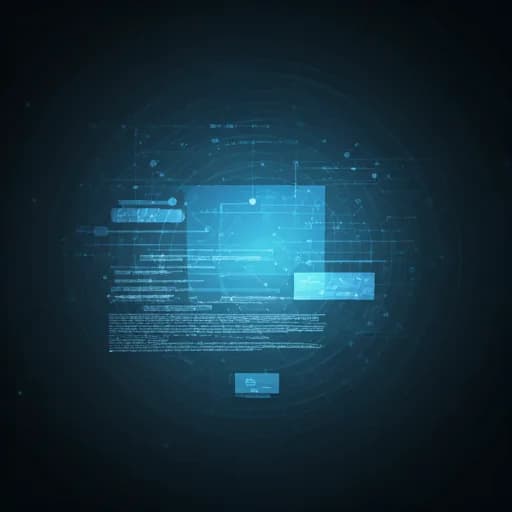 Ambiente corporativo de tecnologia minimalista